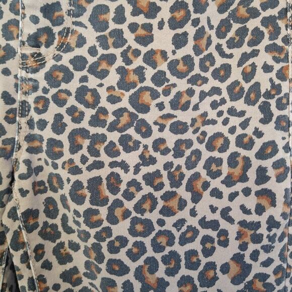 Knox Rose Leopard print skinny ankle jeans size 4 - Picture 5 of 6